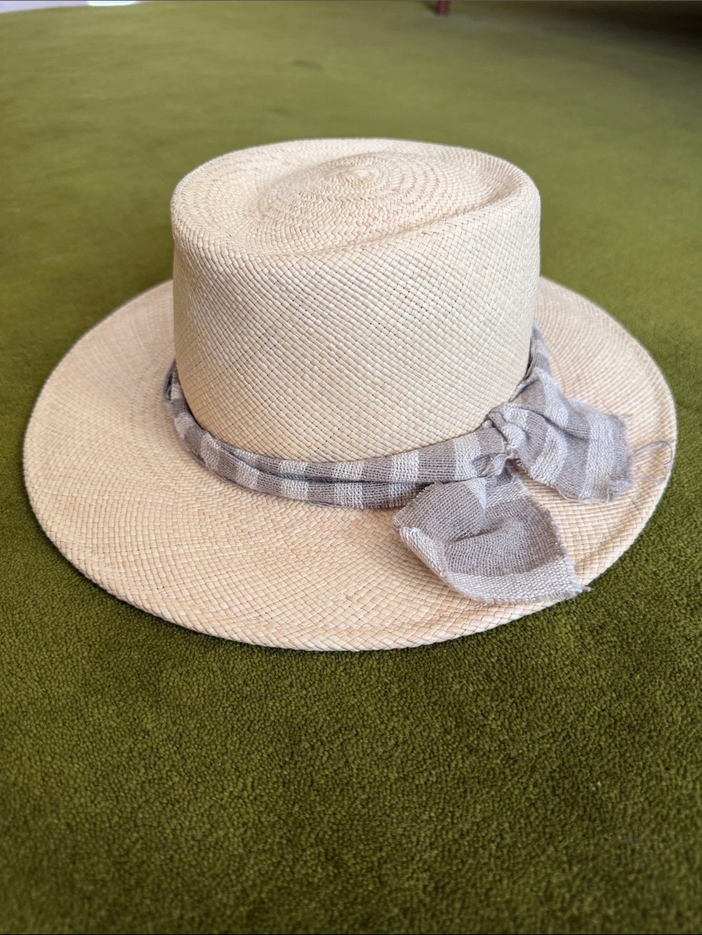 Gigi Burris Noelle Straw Hat, S